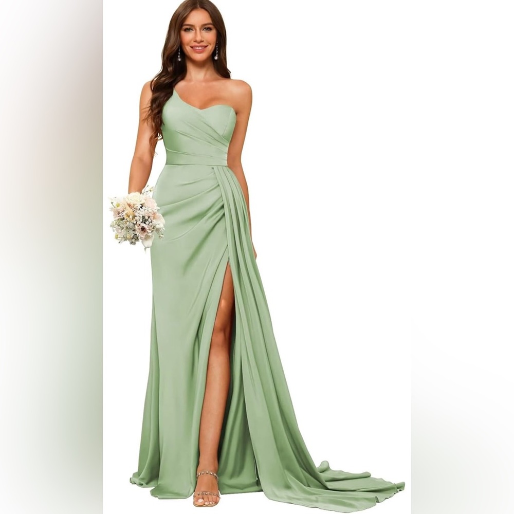 Sage green dress